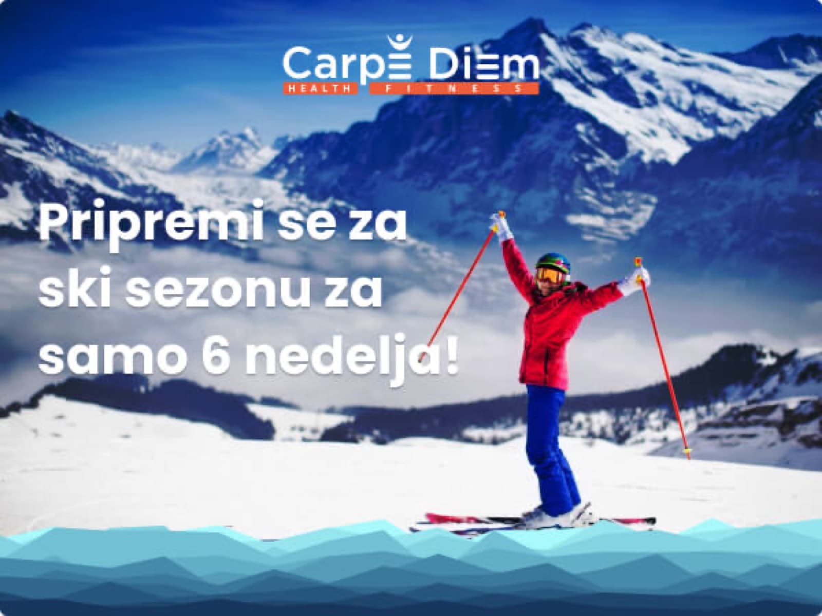 Pripremi se za ski sezonu za samo 8 nedelja!